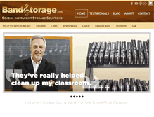 Tablet Screenshot of bandstorage.com